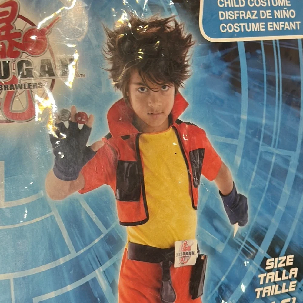 Disguise Bakugan Kids Costume - Red, Orange, Black Battle Brawlers